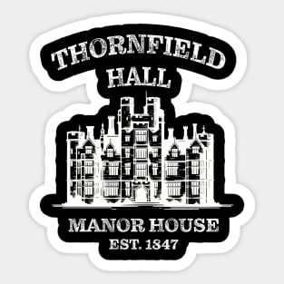 Thornfield Hall Jane Eyre Charlotte Bronte Mr. Rochester Sticker